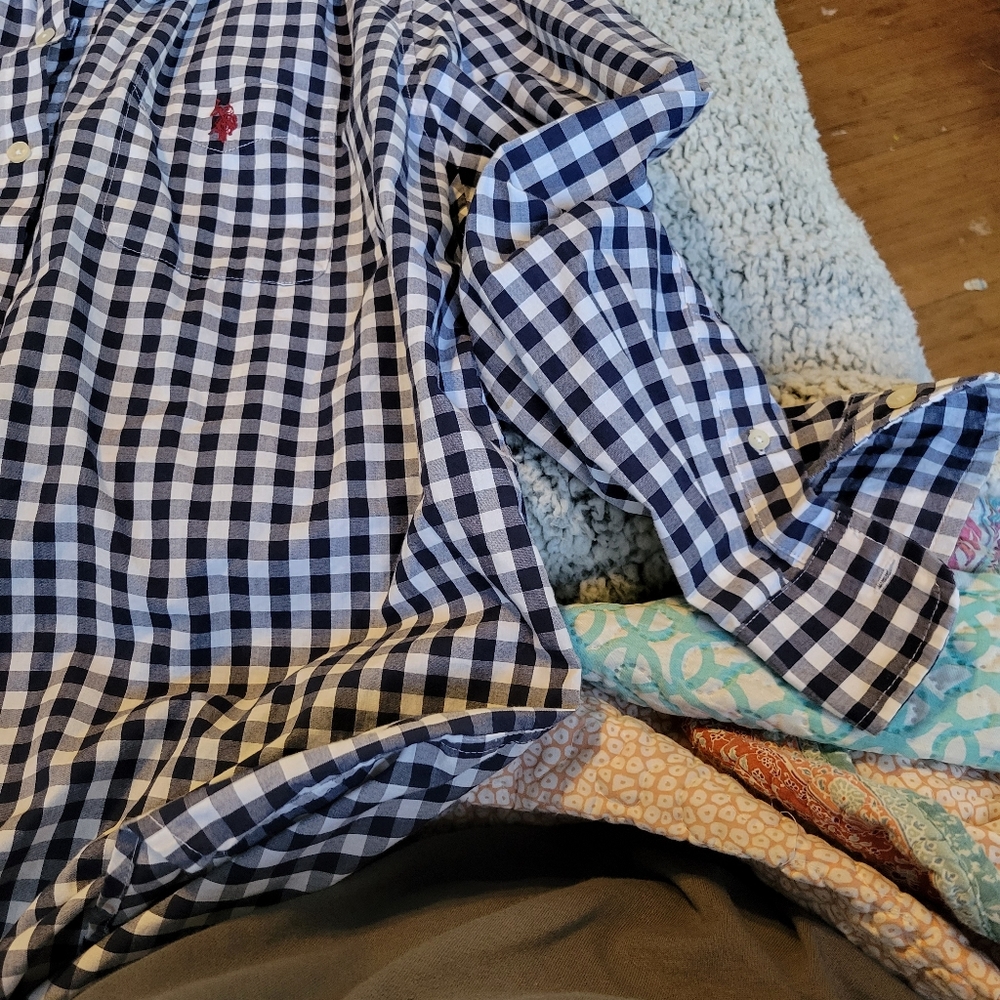 Mens polo button down
